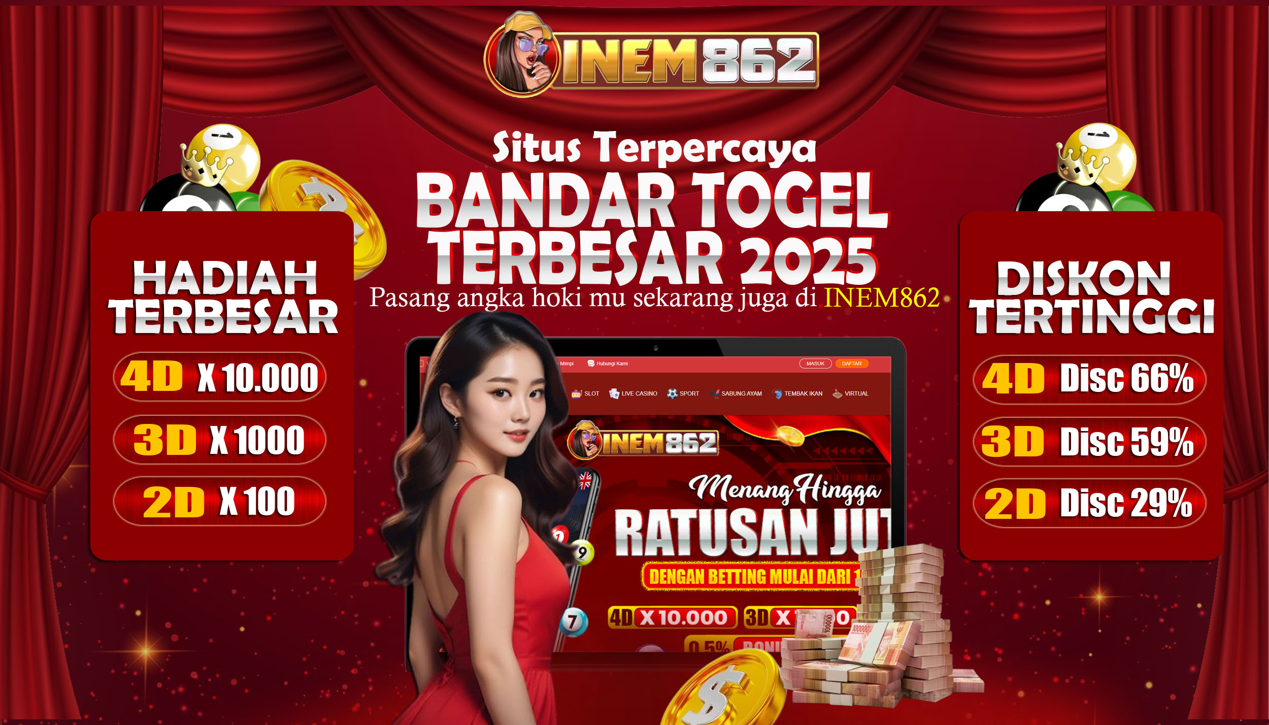 TERSEDIA POOLS DAN LOTTO INEM862